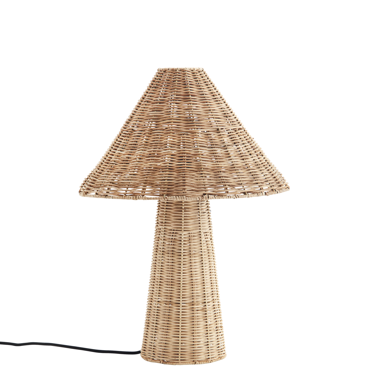 Rattan table lamp