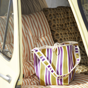 Striped cotton mattress