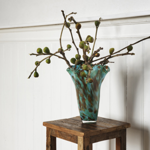 Recycled wooden side table