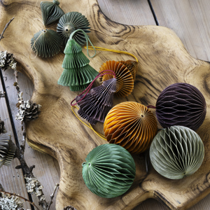 Wooden christmas tree tray