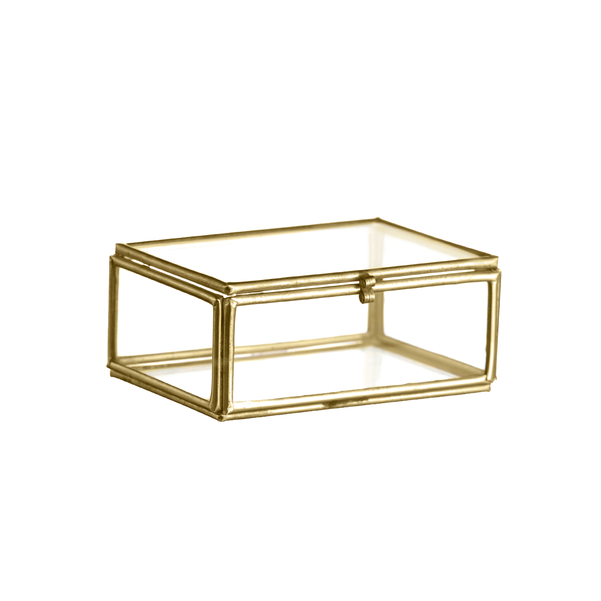 Rectangular glass box