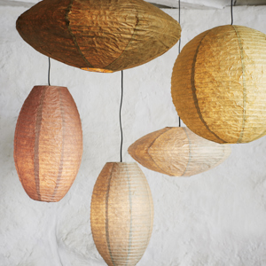 Handmade paper lamp shade