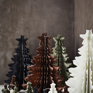 Hanging paper christmas tree