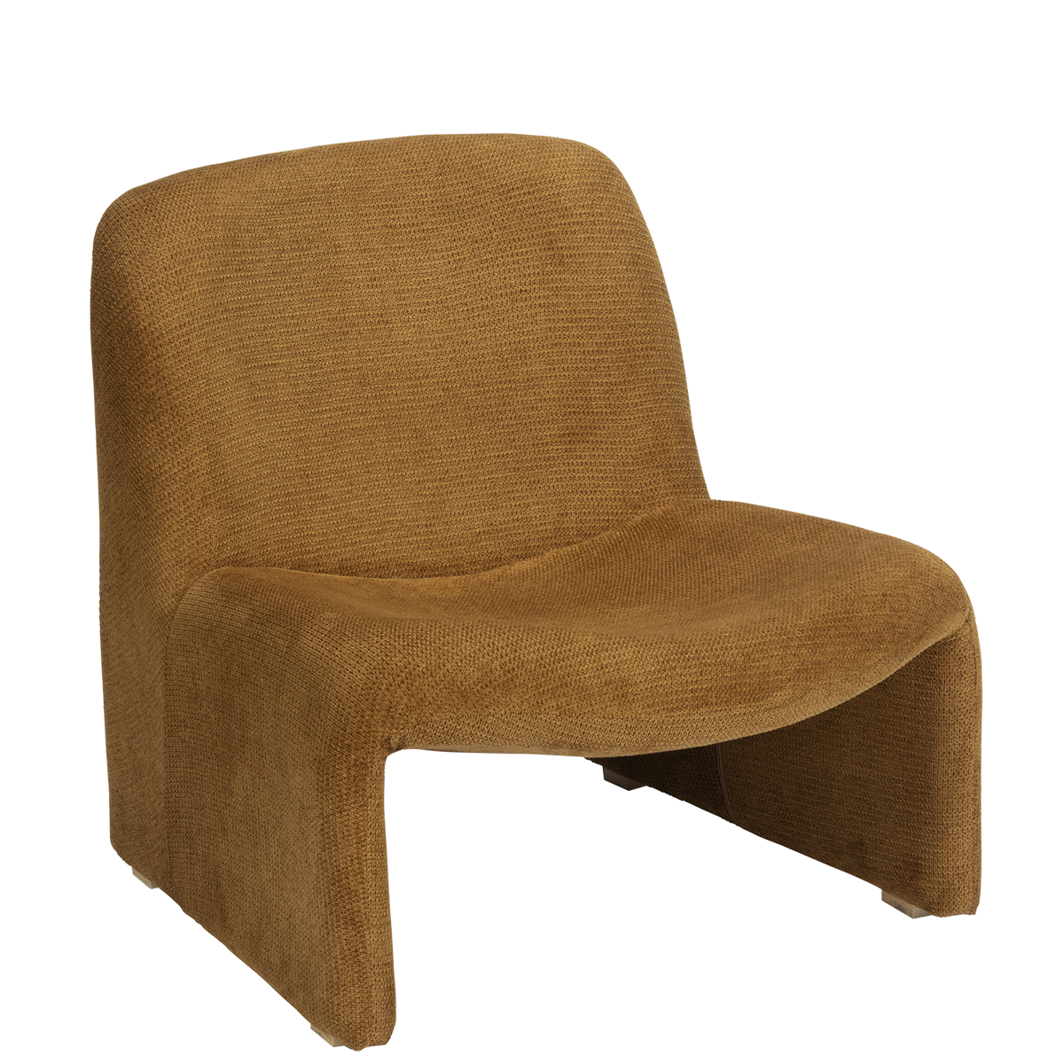 Velvet lounge chair