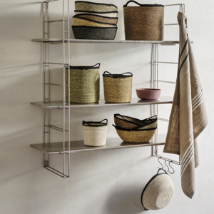 Oval seagrass basket