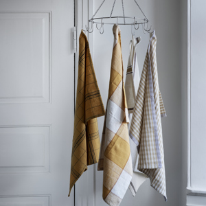 Checked kitchen towel