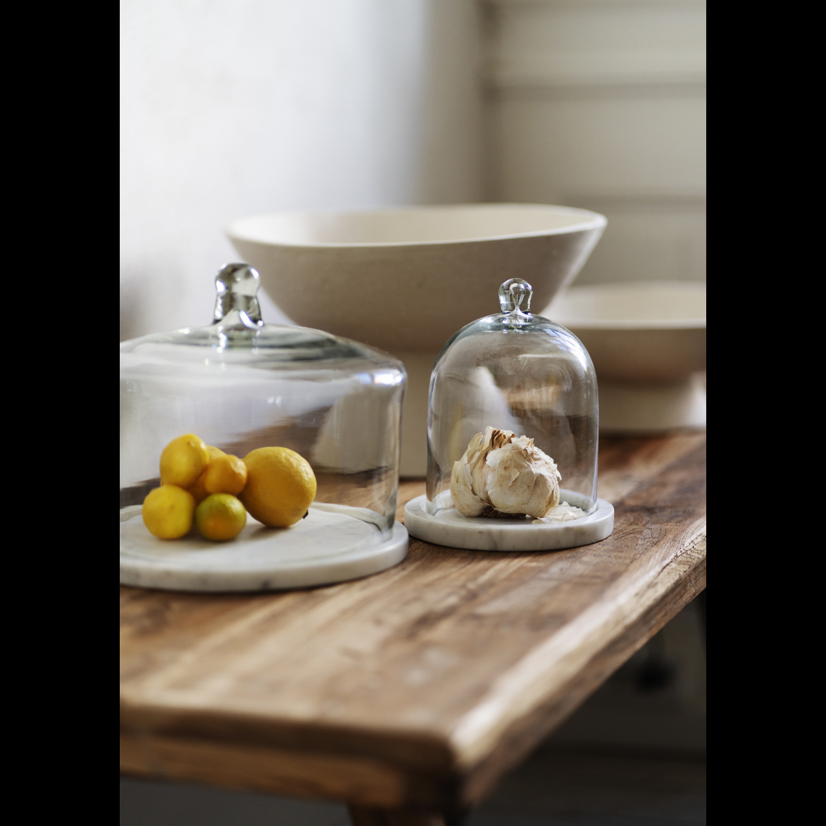 Paper mache pedestal bowl