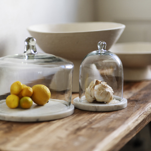 Paper mache pedestal bowl