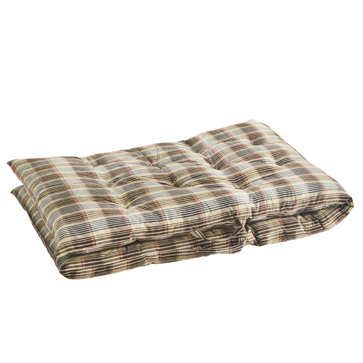 Checked cotton mattress