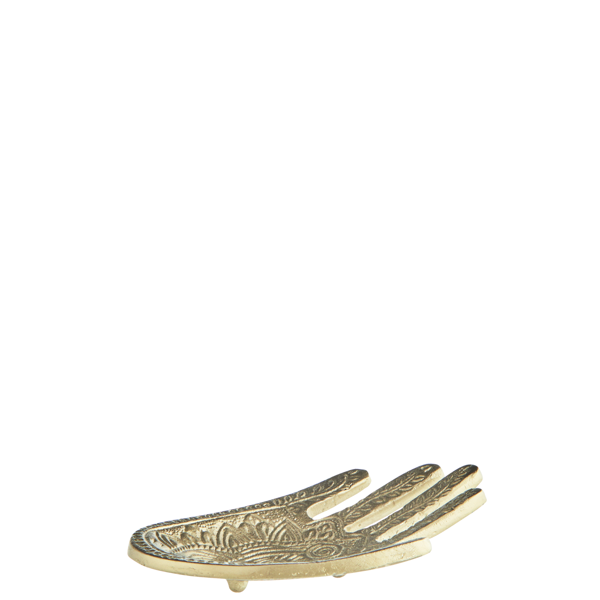 Hand hammered hamsa tray
