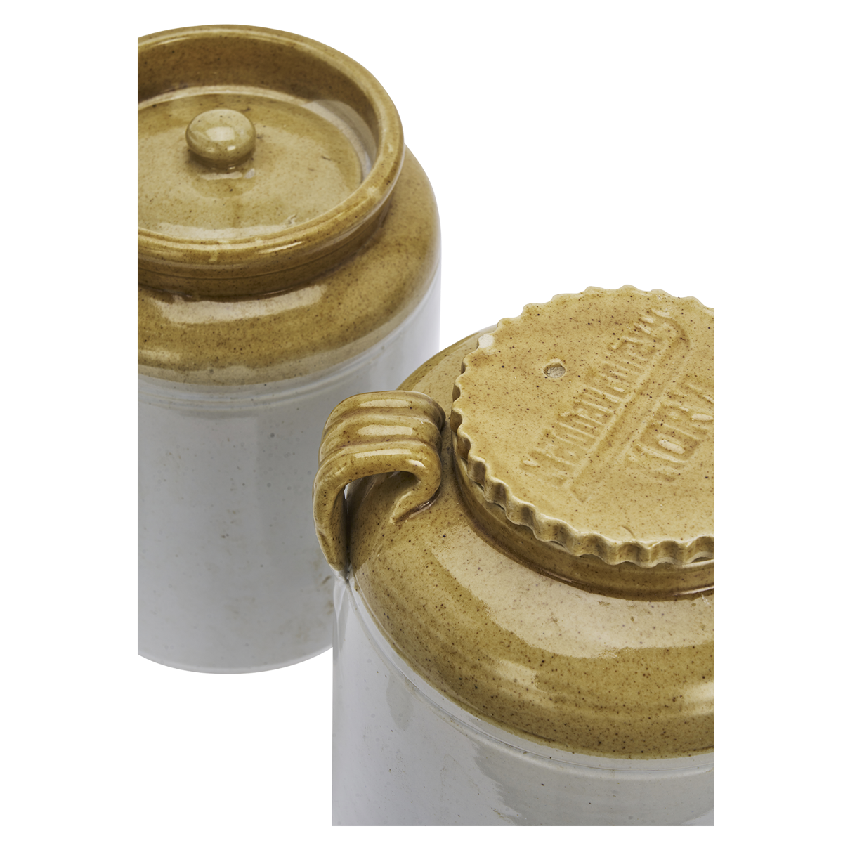 Re-used stoneware jar