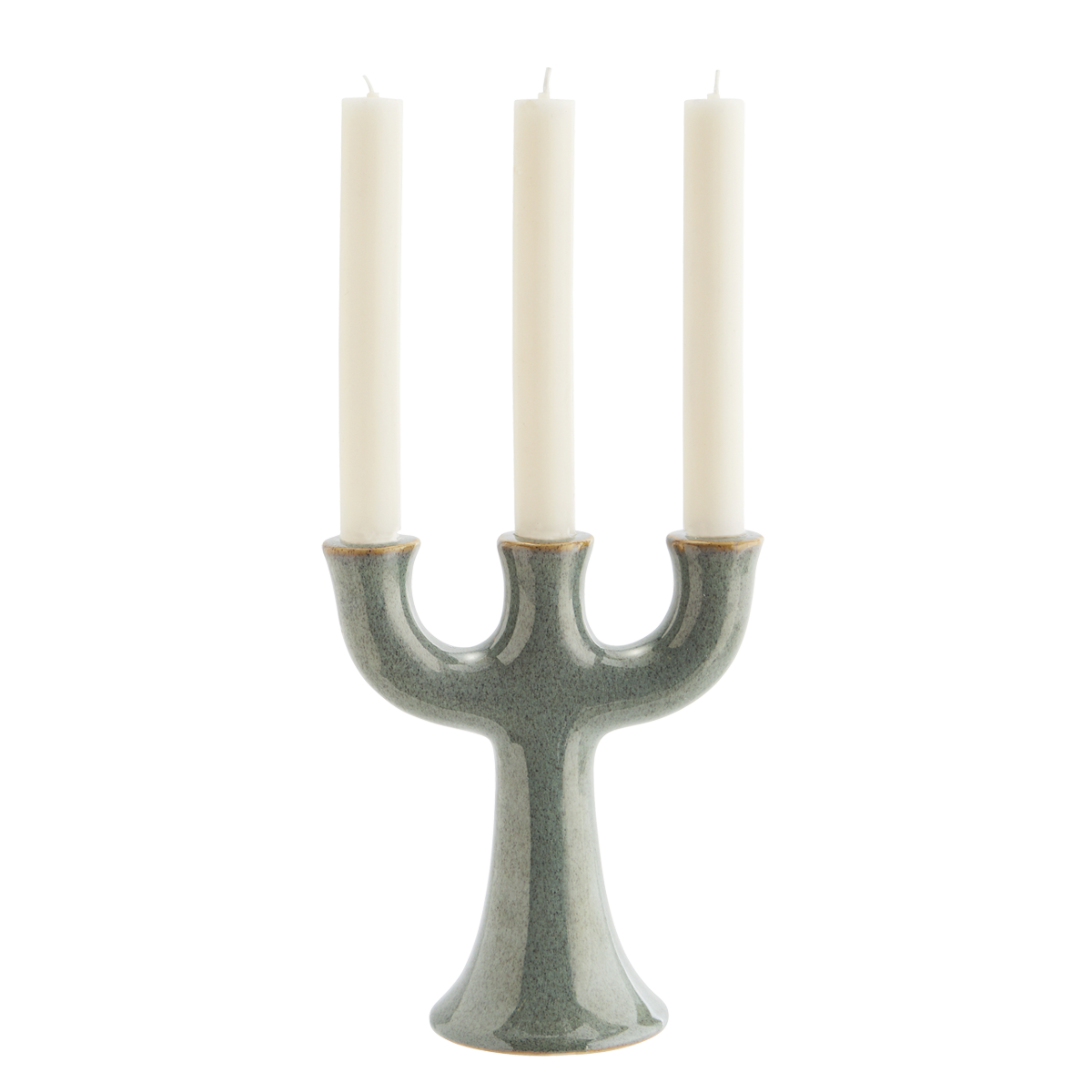 Stoneware candle holder