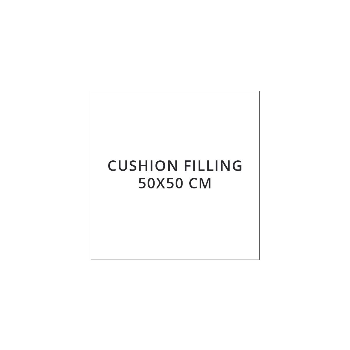50x50 cushion filler