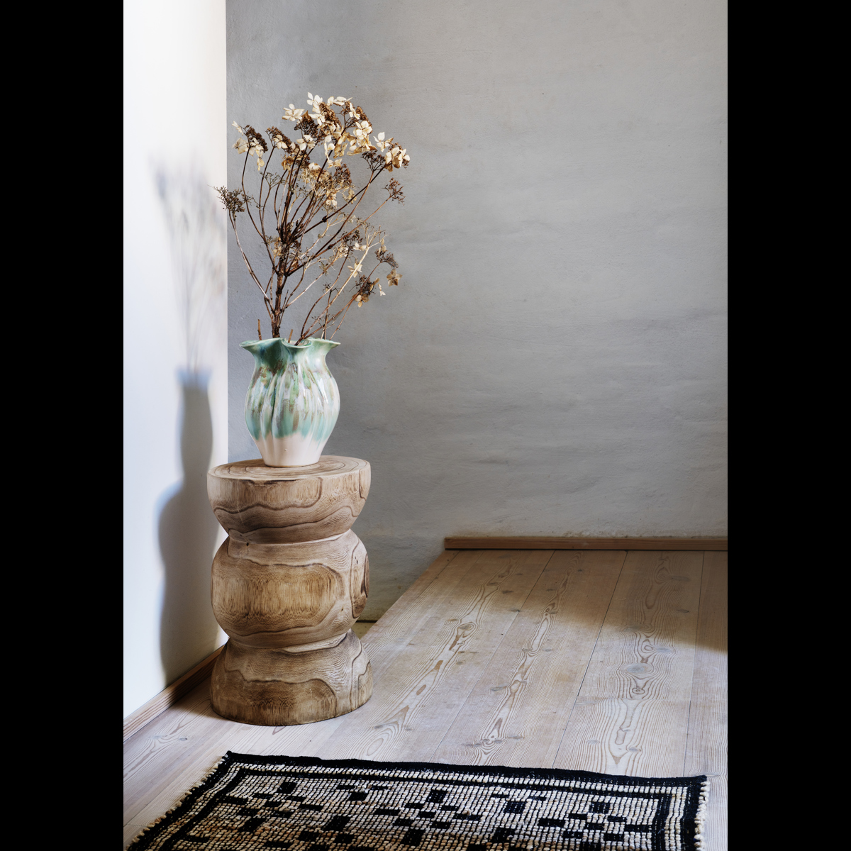 Stoneware vase