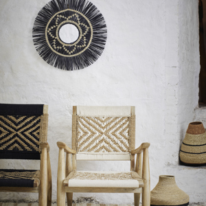 Handwoven jute runner