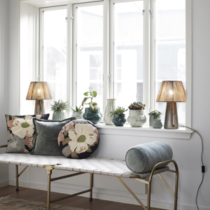 Embroidered cushion cover