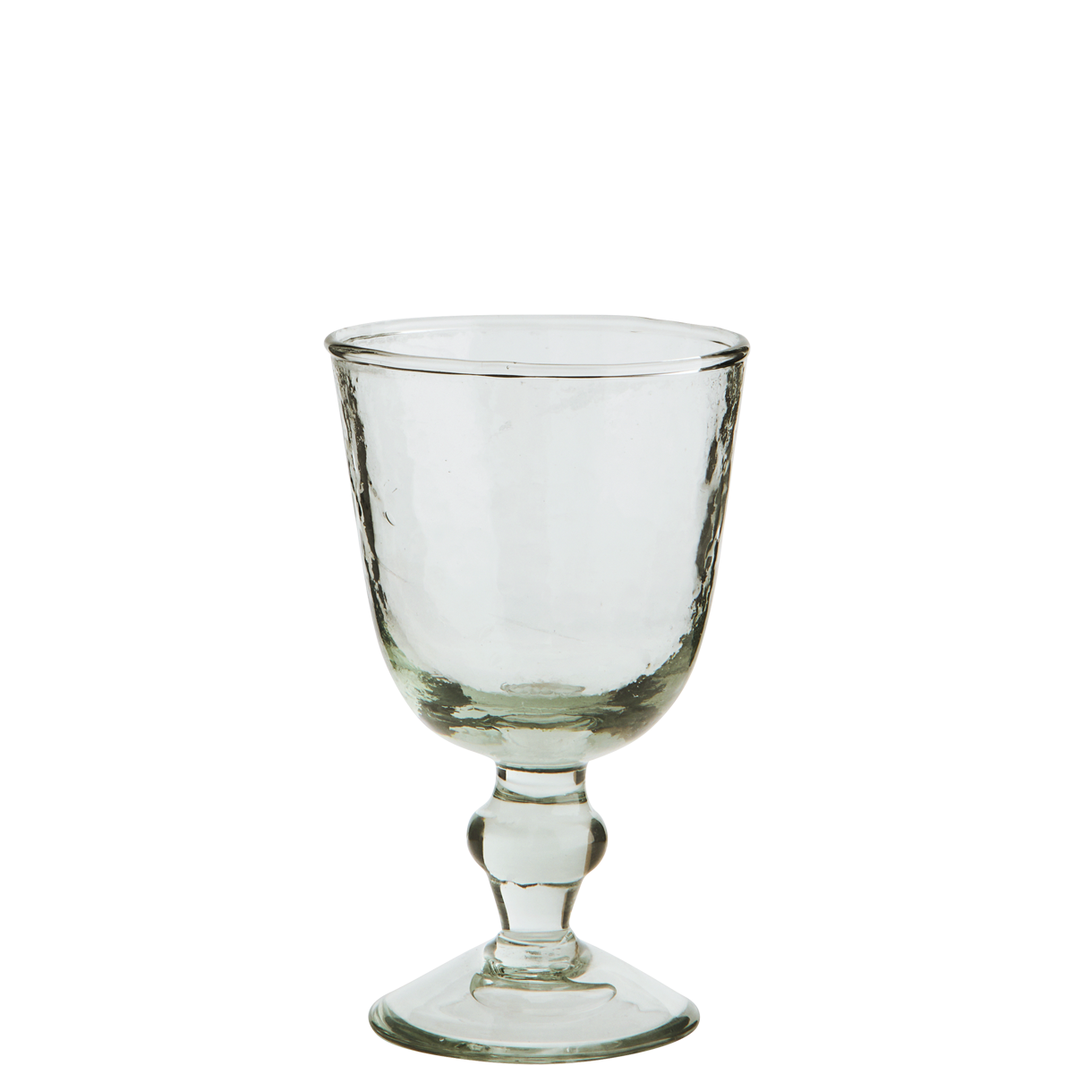 Hammered wine glass