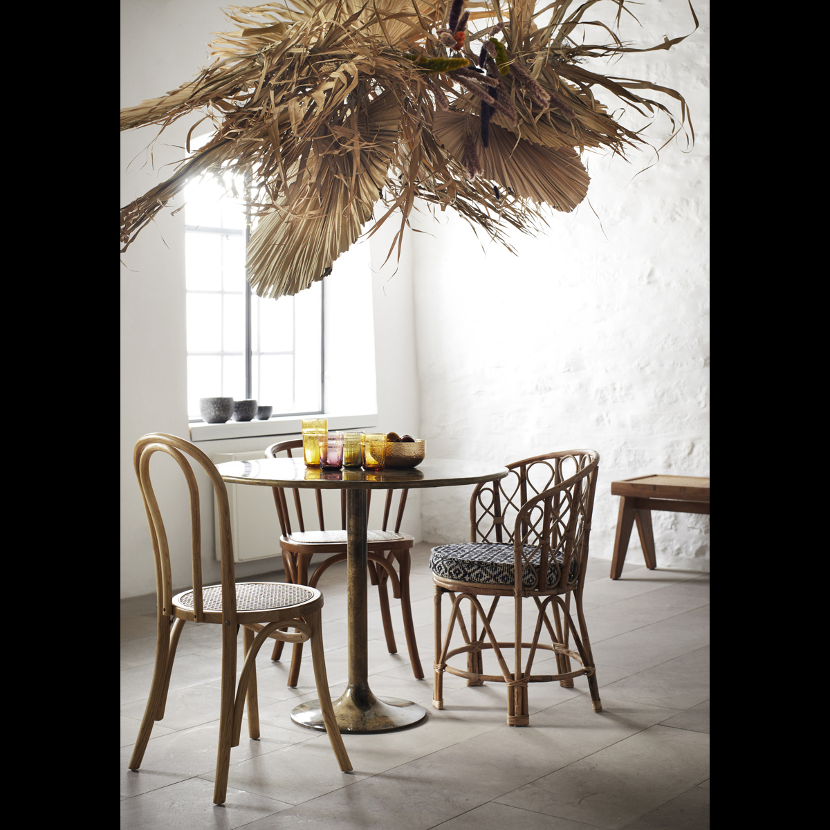 Bamboo chair w/ chair pad