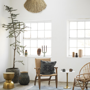 Stoneware candle holder