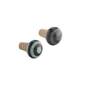 Handmade stoneware bottle stopper