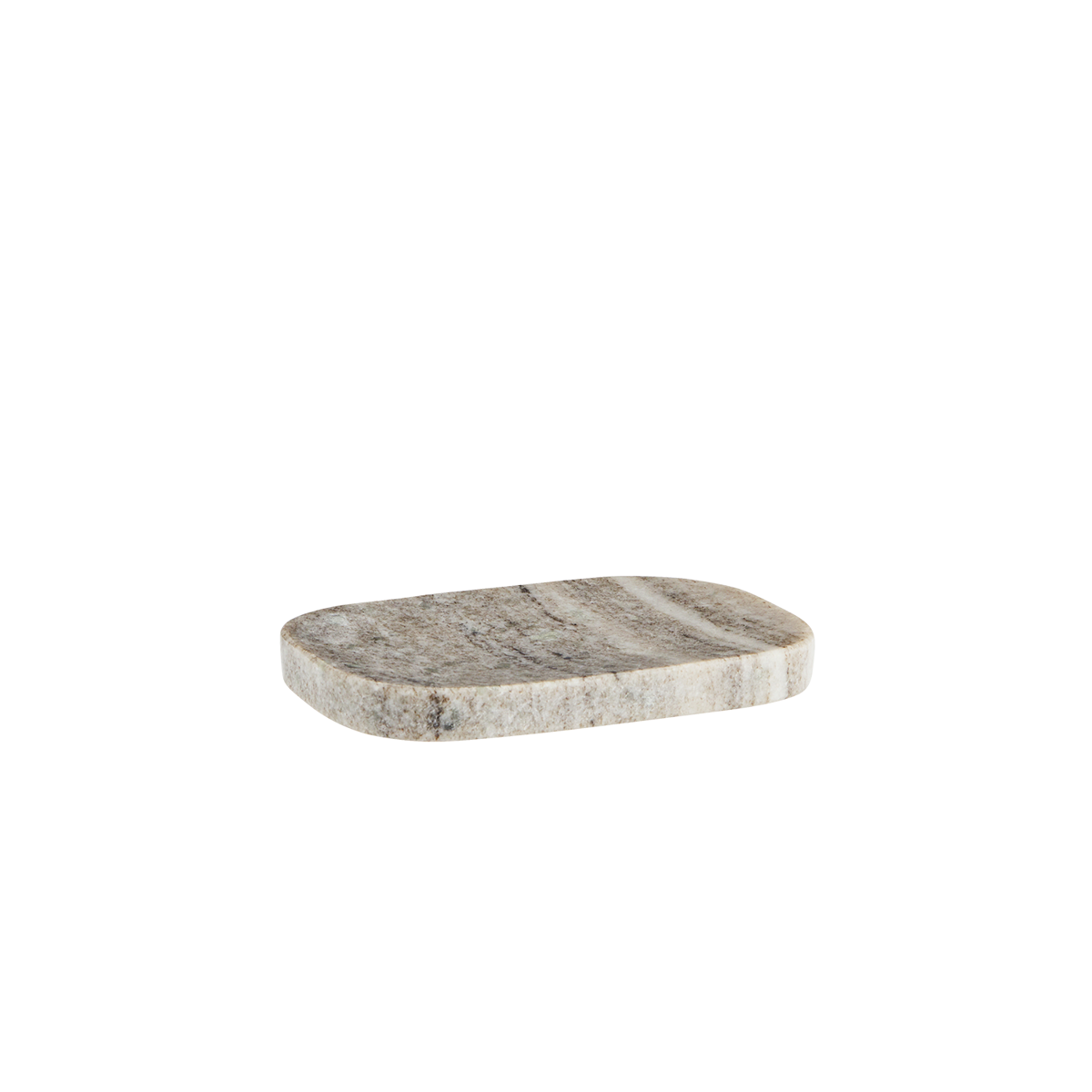 Oval marble soap dish