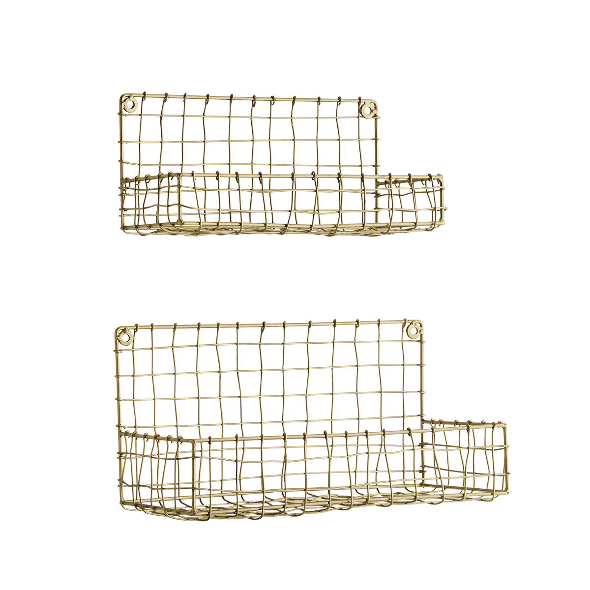 Iron wire shelves