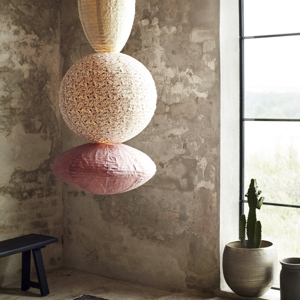 Handmade paper lamp shade