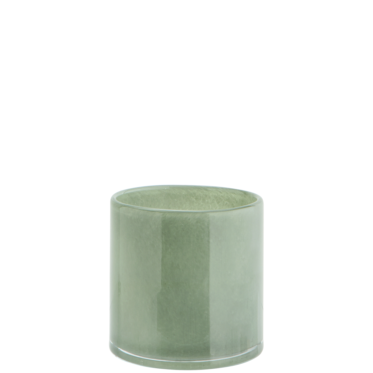 Glass flower pot