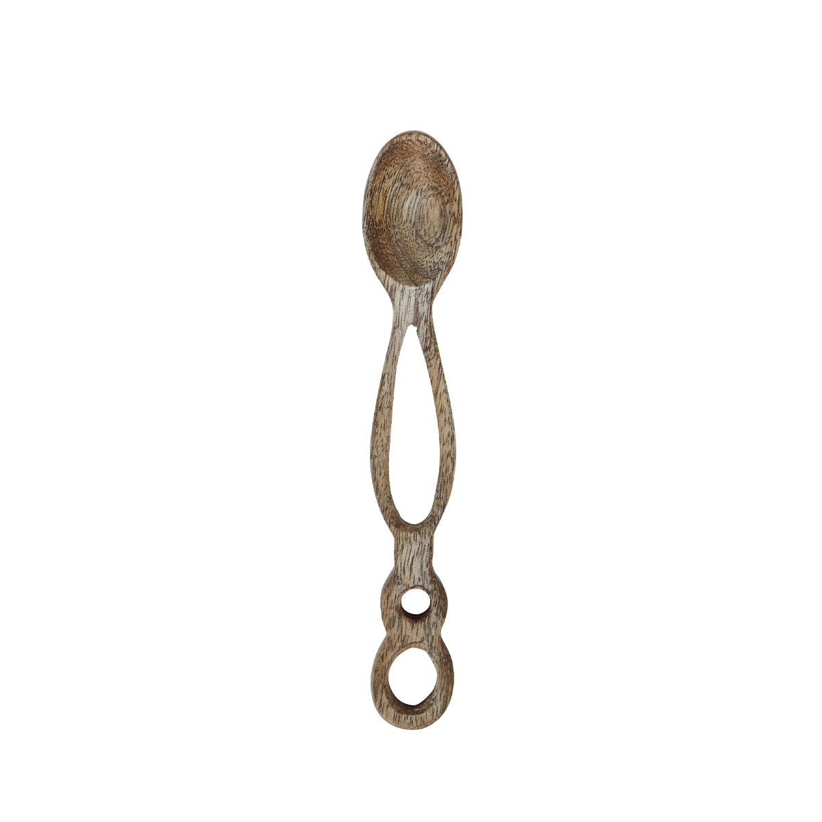 Hand carved wooden spoon