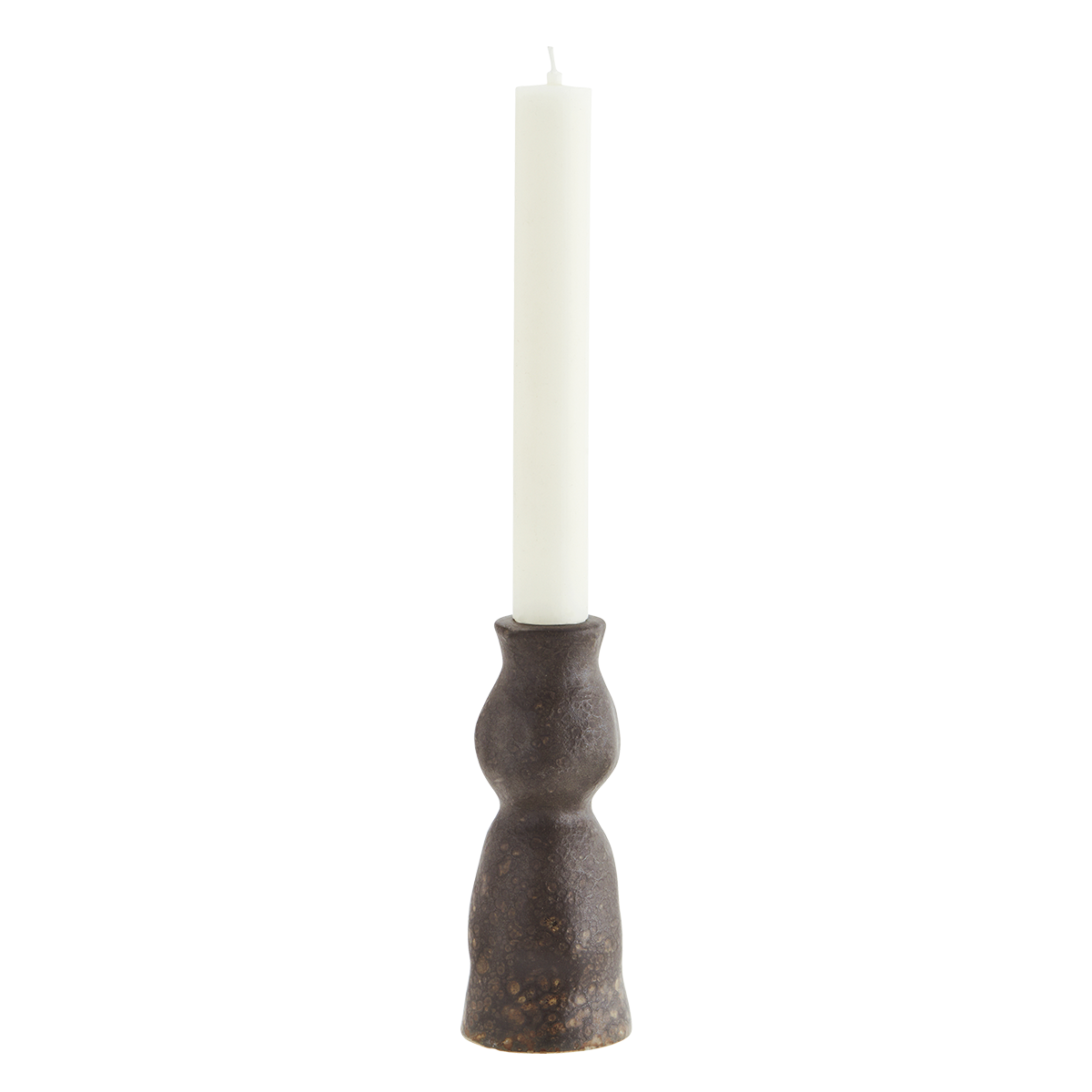 Stoneware candle holder