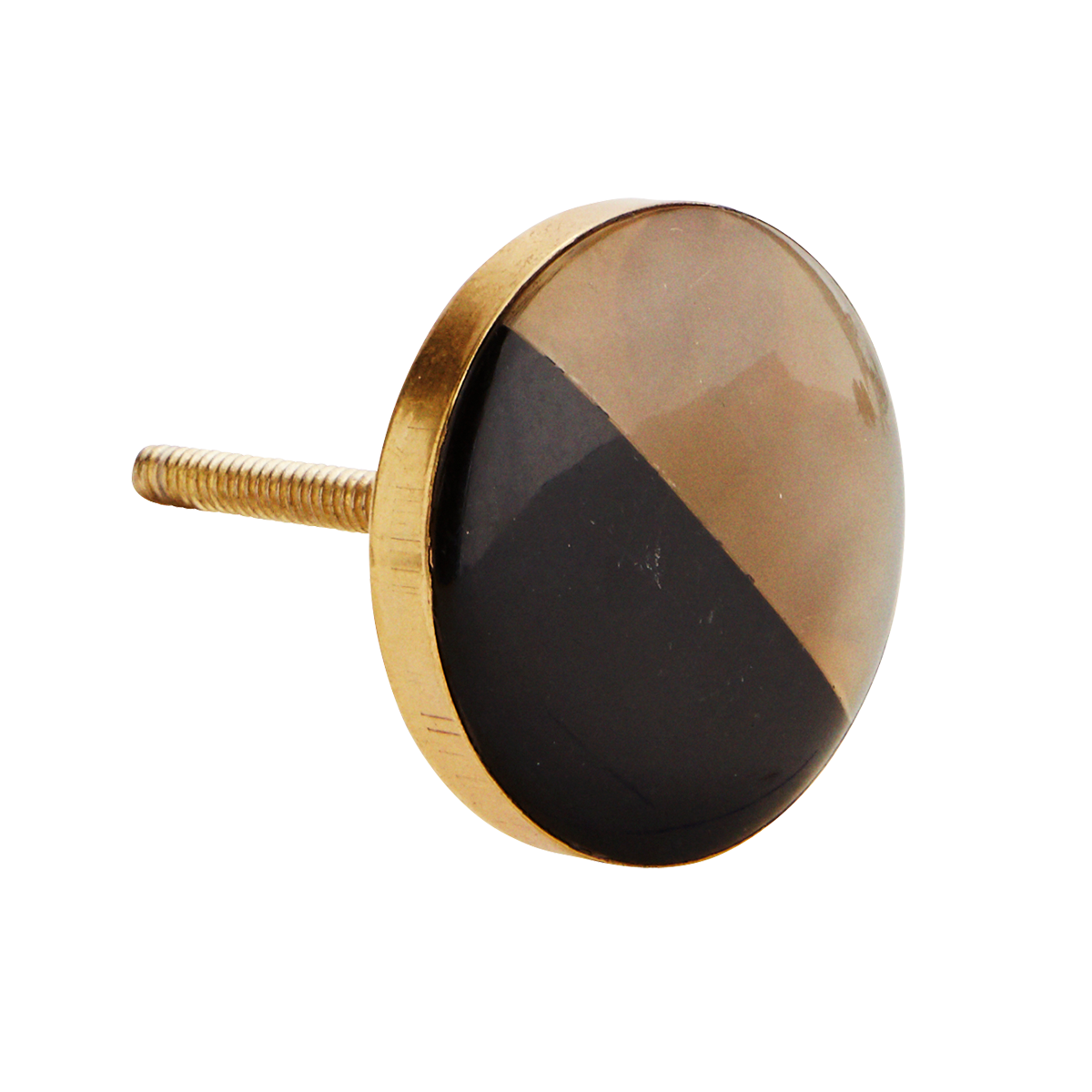 Handmade horn doorknob