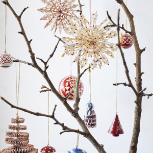 Handmade paper mache mushroom