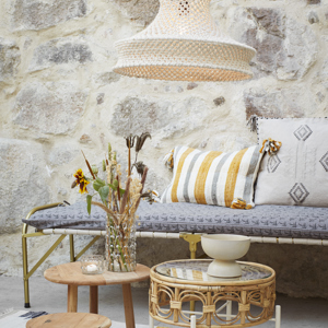 Handwoven cotton rug