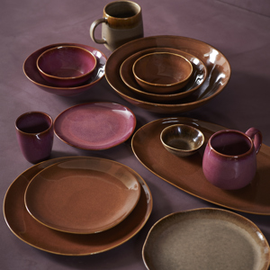 Stoneware lunch plate