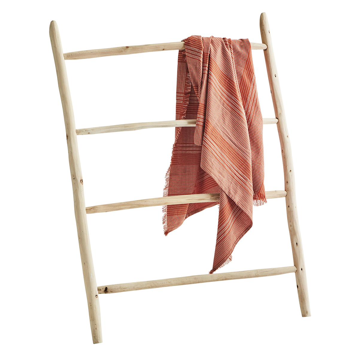 Wooden towel rack