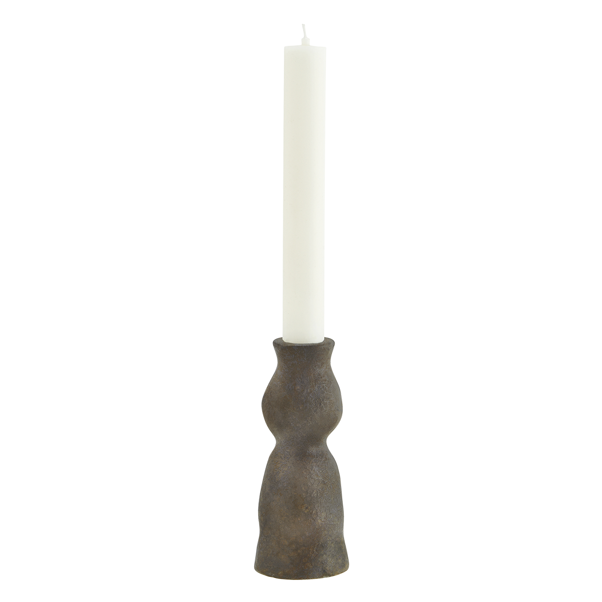 Stoneware candle holder