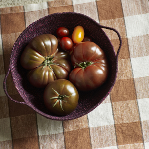 Seagrass basket w/ handles