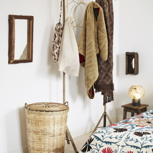 Rechargeable glass table lamp