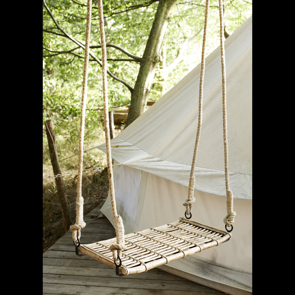 Bamboo swing 