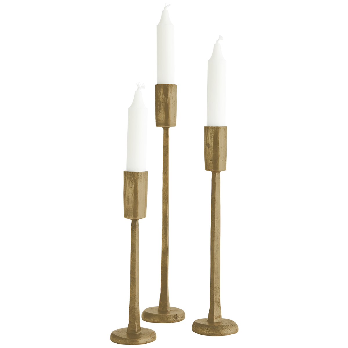 Hand forged candle holders
