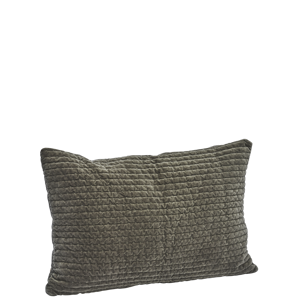 Quilted velvet cushion cover