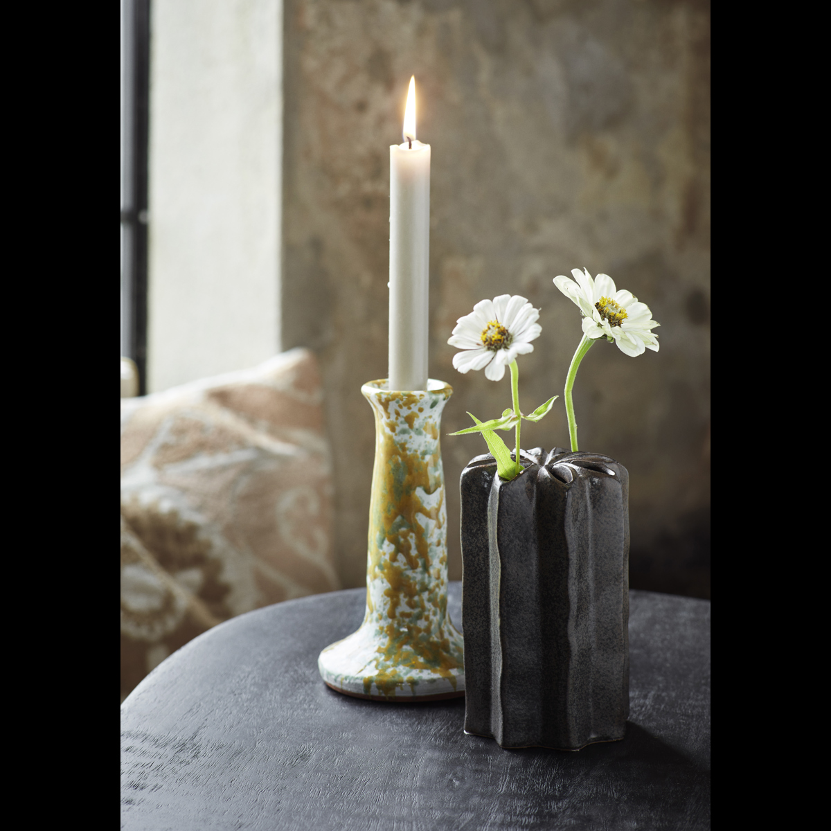 Stoneware vase