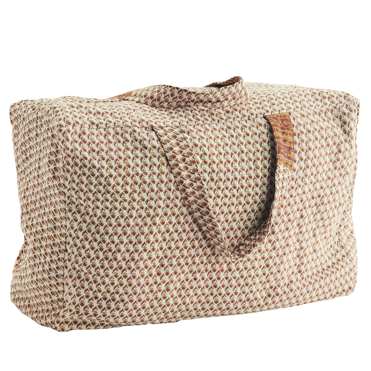 Recycled kantha travel bag