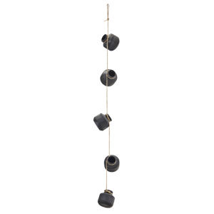 Hanging terracotta vases