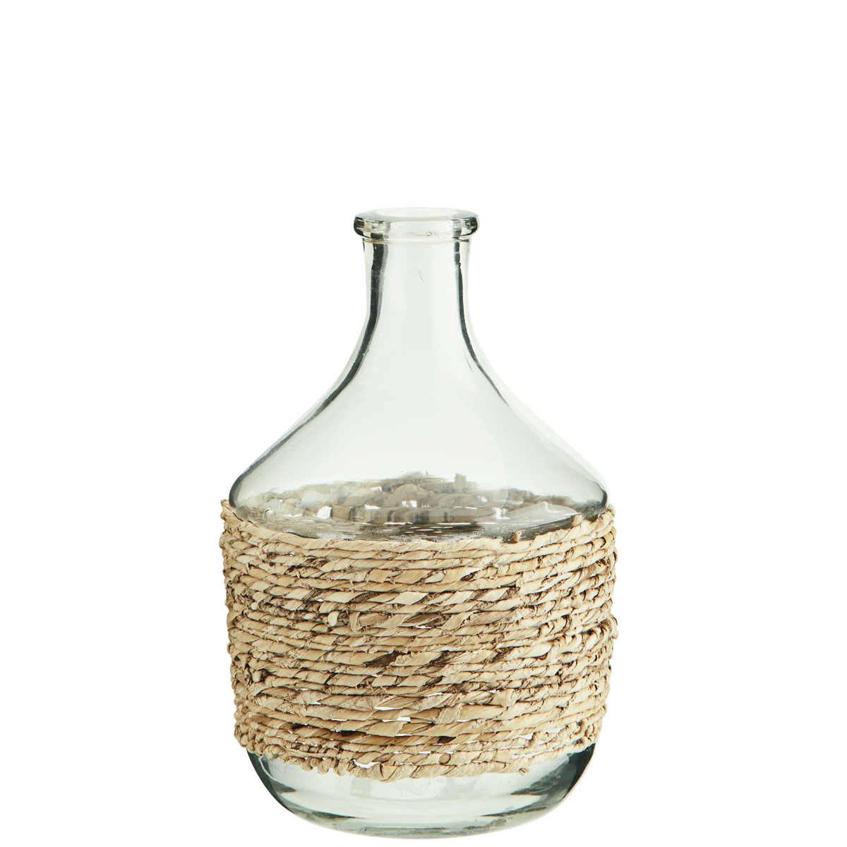 Glass bottle w/ cane