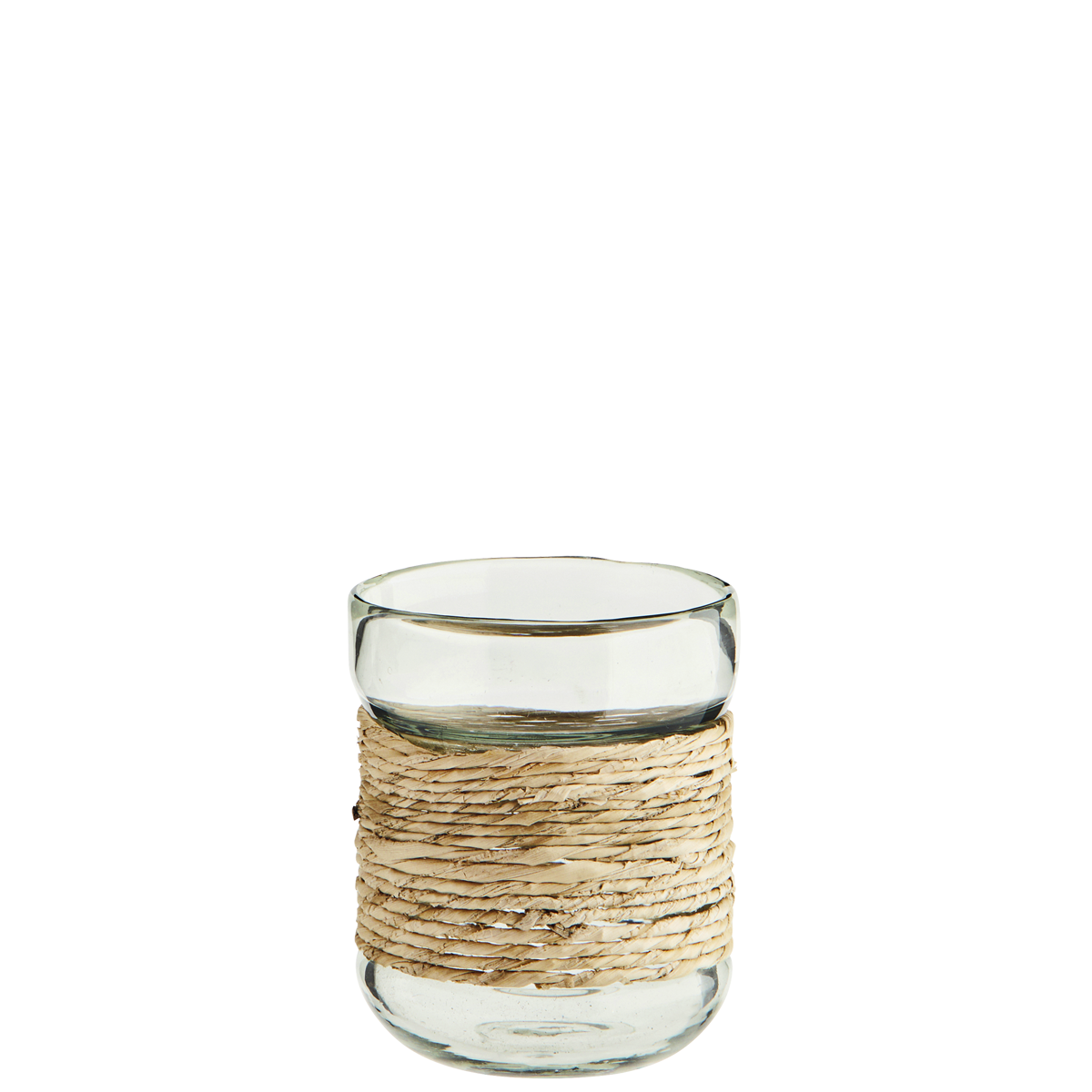 Glass vase w/ cane