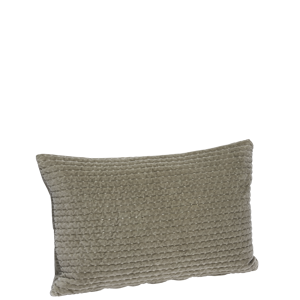 Quilted velvet cushion cover