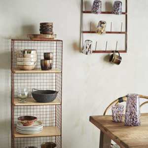 Coloured drinking glass