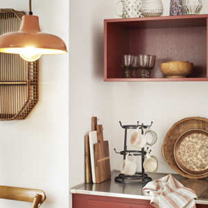 Checked kitchen towel