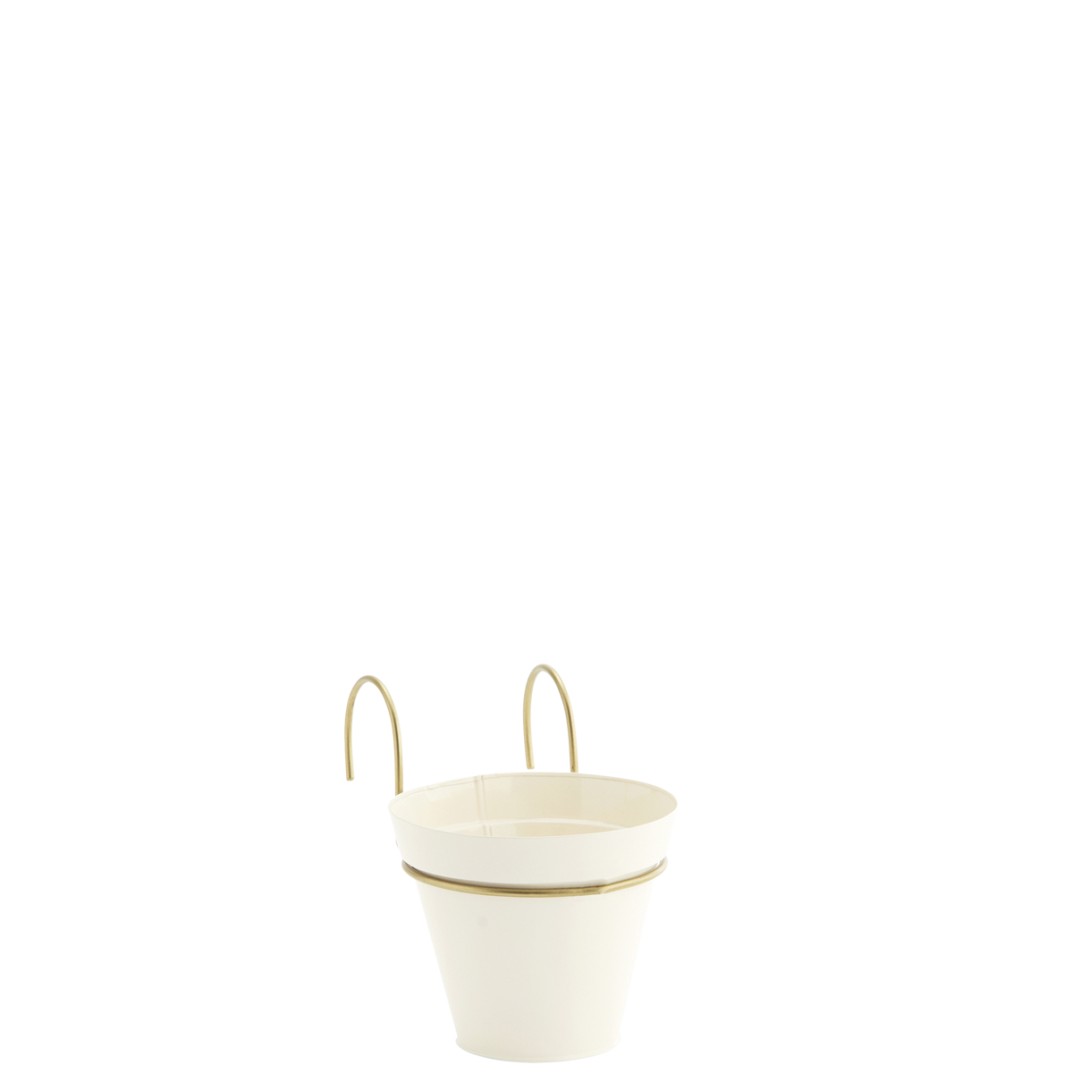 Hanging iron planter